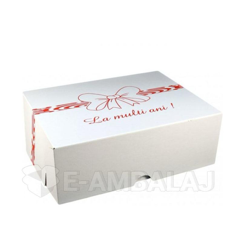 CUTII TORT "LA MULTI ANI" (25 buc/set) - 33X33X30 cm (25BUC/SET)