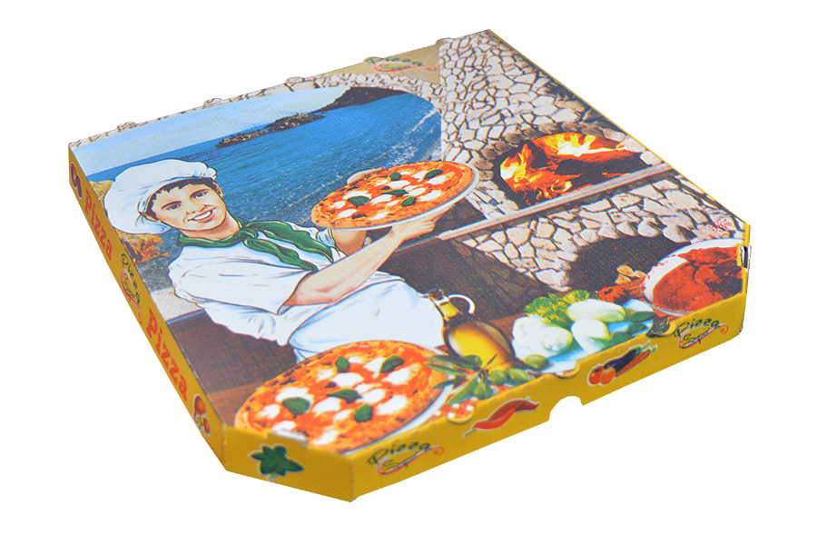 CUTII PIZZA COLOR (100 BUC/SET) - 33X33 cm (100buc/set)
