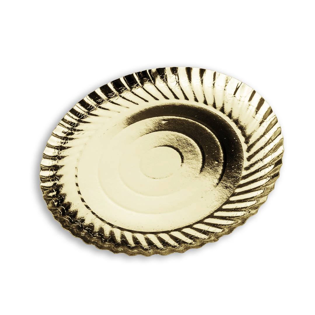 TAVITE TORT AURII ROTUNDE (100 BUC/SET) - 26.3 cm (100buc/set)