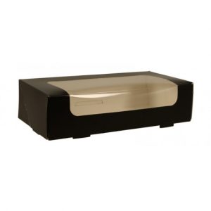 CUTII DIN CARTON NEGRU PENTRU PRAJITURI (50 buc/set)