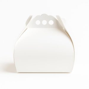 CUTII DIN CARTON ALB PENTRU TORT (25 BUC/SET)