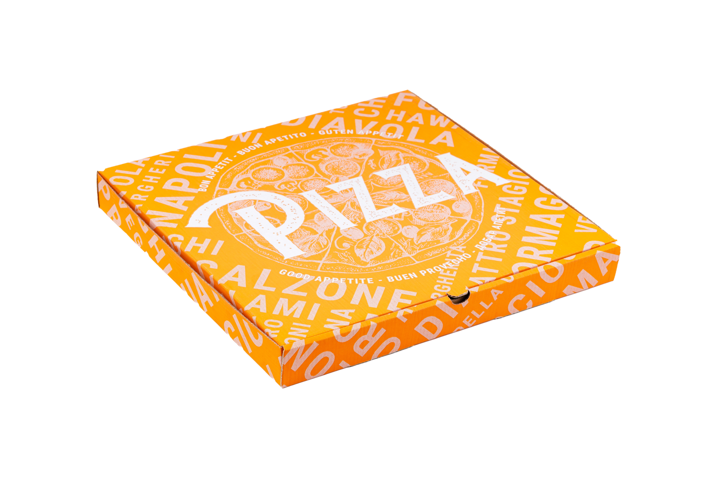 CUTII PIZZA YELLOW (100buc/set)