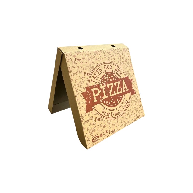 CUTII "PIZZA TIME" NATUR 32X32 cm (100buc/set)