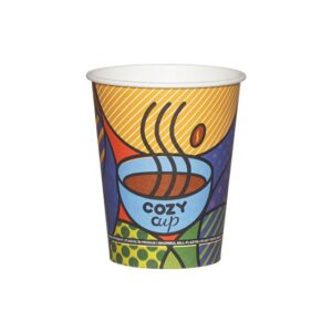 PAHARE DIN CARTON COZY COLOR (100 BUC/SET)