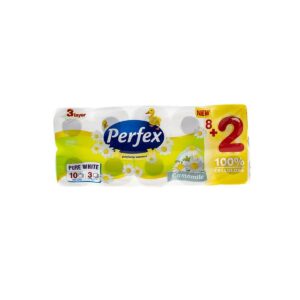 PERFEX ECONOMIC HARTIE IGIENICA 3STR (10 ROLE/SET)