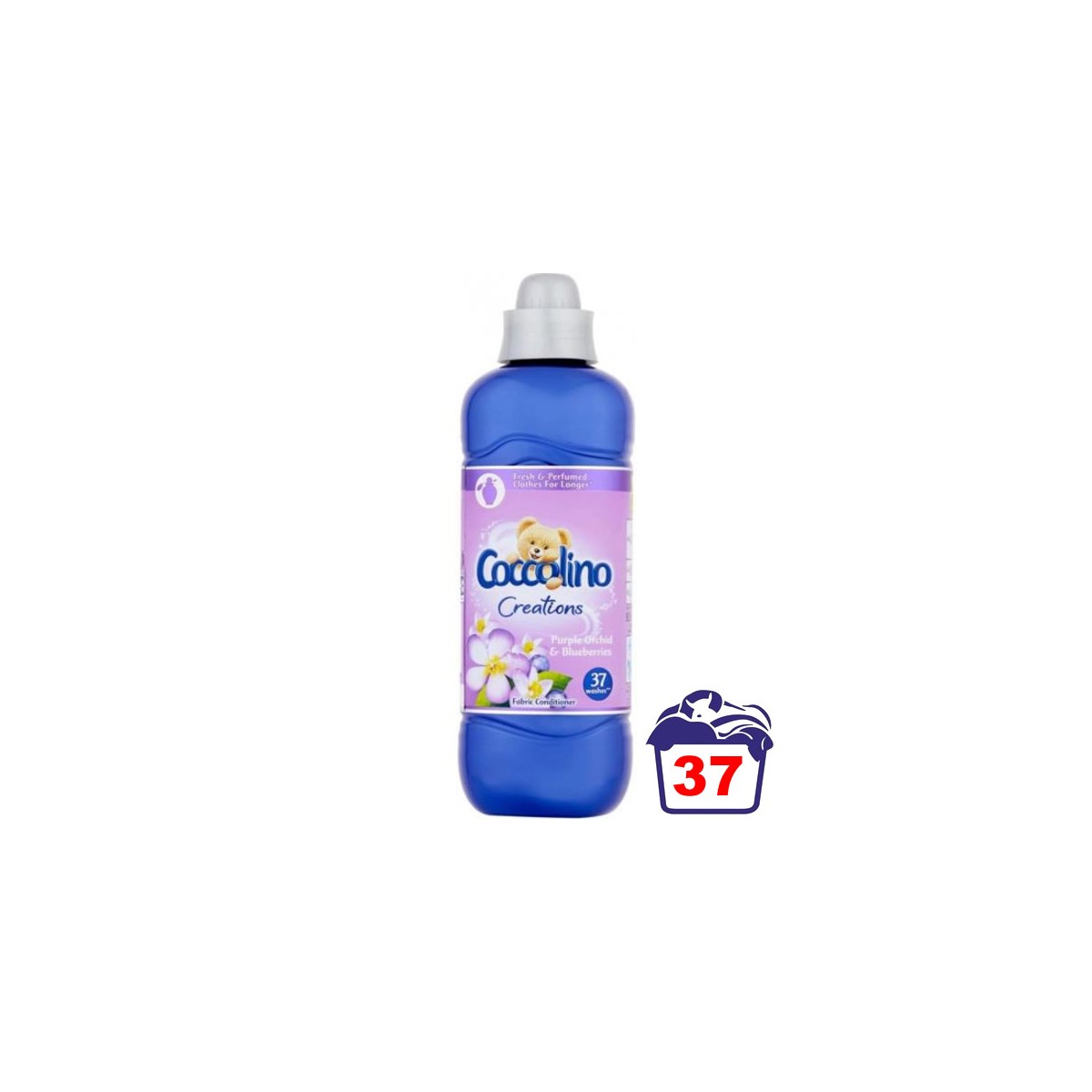 Balsam rufe Coccolino Creations Purple Orchid & Blueberries, 925 ml, 37 spalari