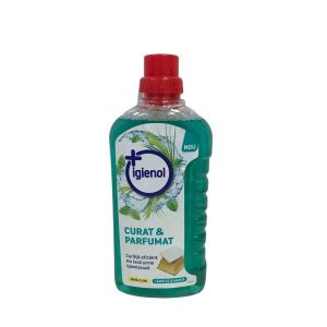 IGIENOL CURAT & PARFUMAT SOLUTIE PARDOSELI SI SUPRAFETE LAMAITA SI MENTA 1L