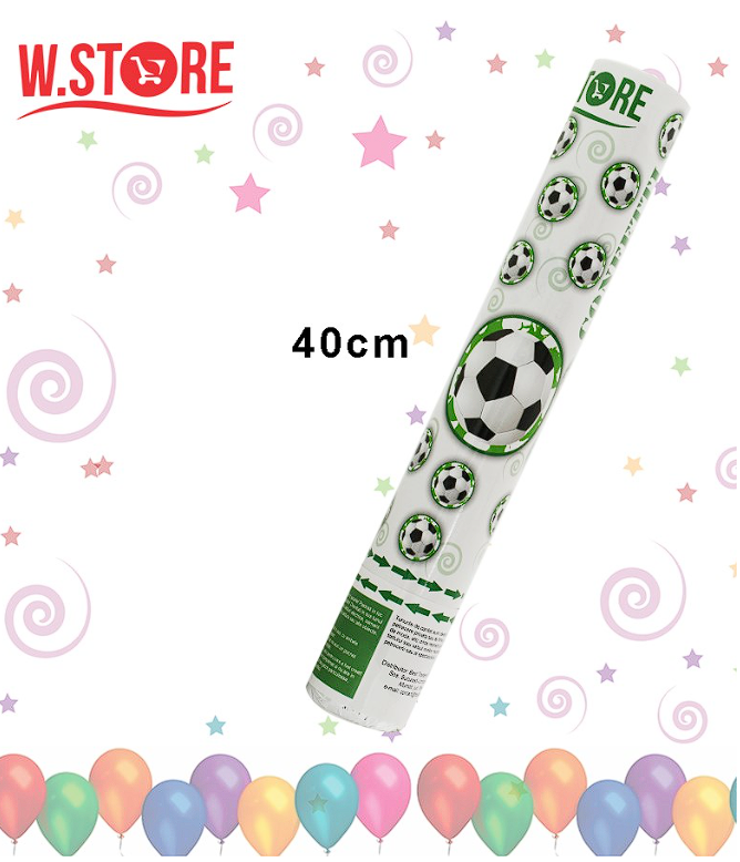 TUN CONFETTI 40 CM FOOTBALL (1 BUC/SET)