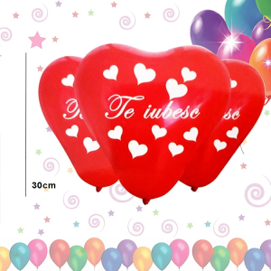 SET BALOANE "TE IUBESC" 25-30 cm (48 BUC/SET)