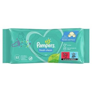SERVETELE UMEDE PAMPERS FRESH CLEAN 52 BUC