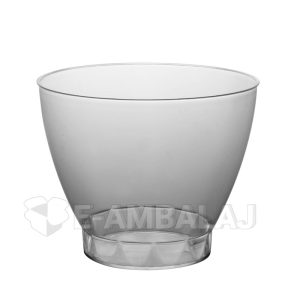 TIME TUMBLER TRANSPARENT 280 cc (24 buc/set)